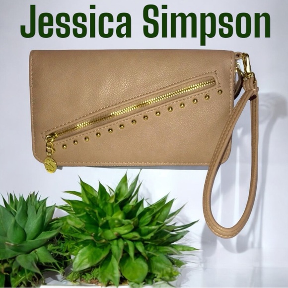 Jessica Simpson Zip Around Wristlet Wallet NWT - Picture 1 of 7